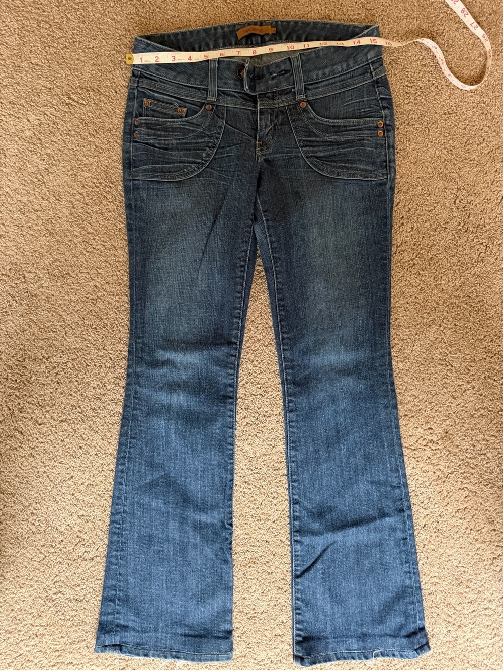 Arden B Indigo Vintage Flare Jeans